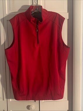 Core 365 Red Quarter-Zip Vest